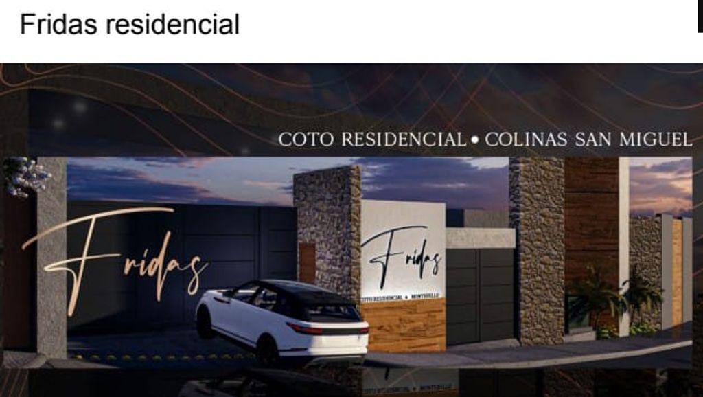 TERRENOS EN VENTA EN COTO PRIVADO COLINAS DE SAN MIGUEL