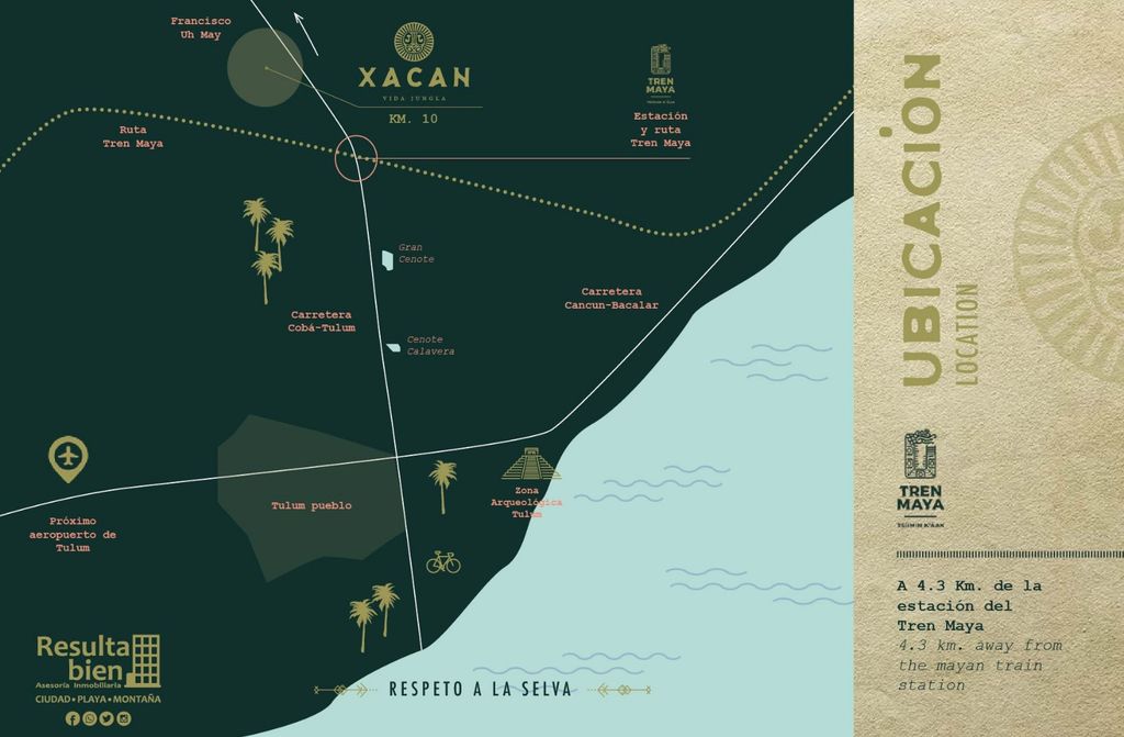 Xacan Terrenos en Venta en Tulum Quintana Roo