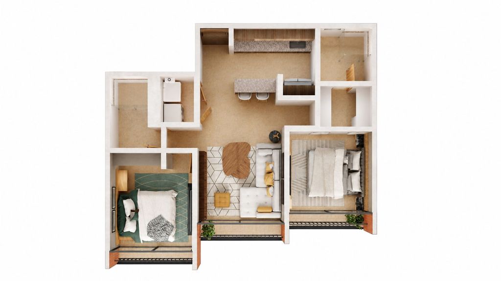 Departamento en Venta en Punta Norte | Modelo Arrayán | 2 Recámaras | Guadalajara