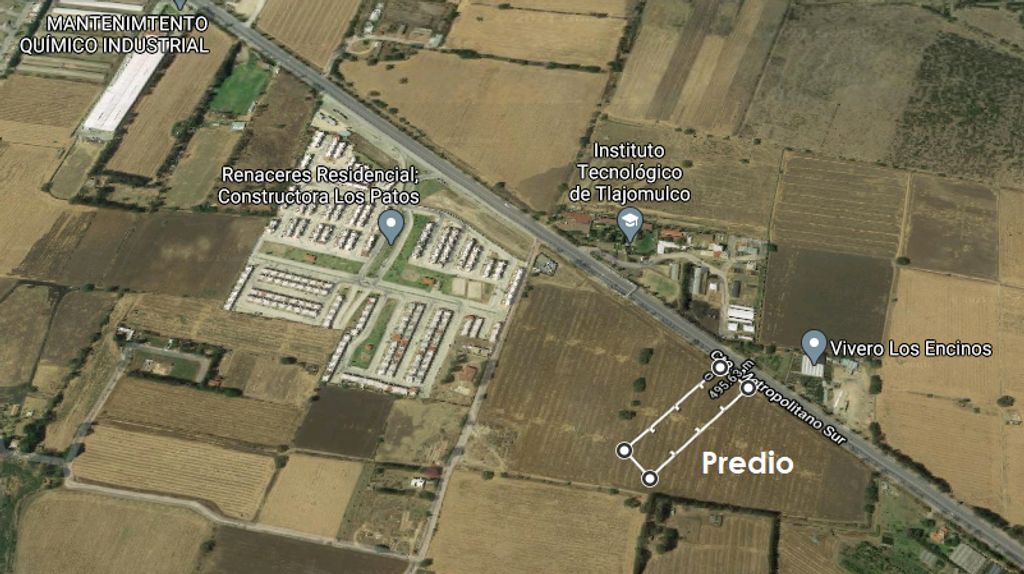 Terreno en Venta en Tlajomulco, Cto. Metropolitano