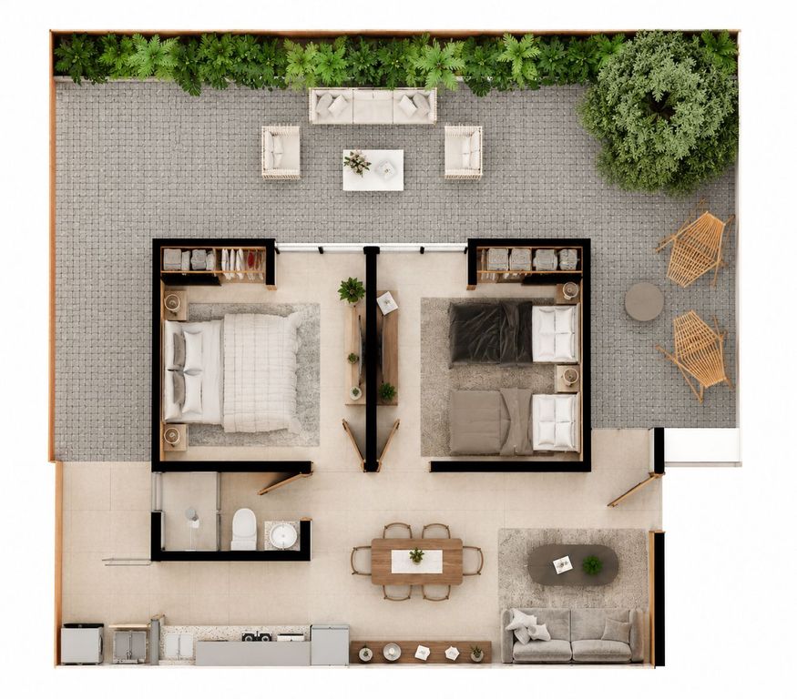 DEPARTAMENTO GARDEN HOUSE EN VENTA EN ALTOS DEL PARQUE | MODELO GIRASOL PB | TERRAZA PRIVADA