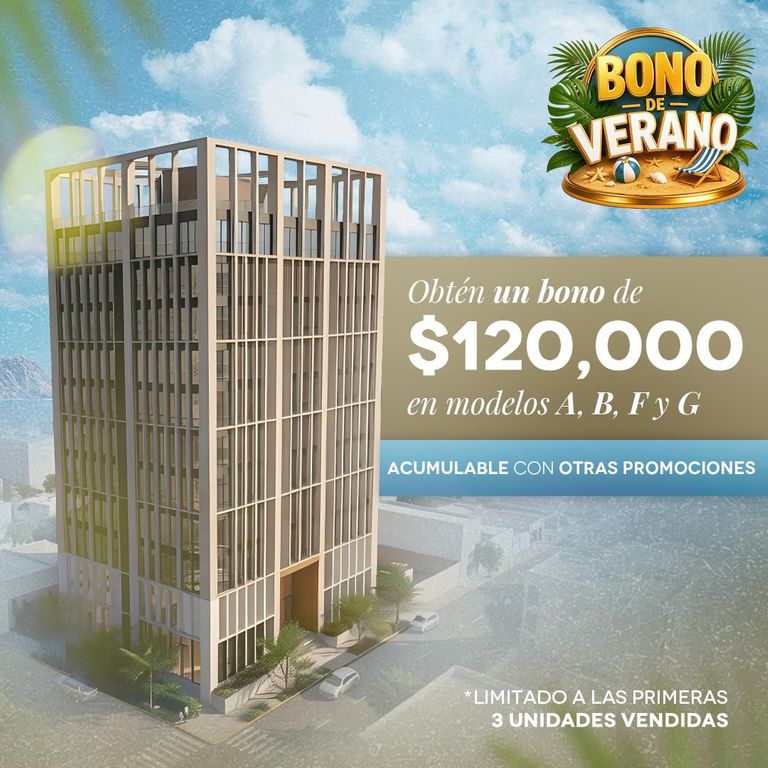 Departamento Tipo B en Arium Tower con Descuento Exclusivo de Preventa y Vista al Centro Histórico