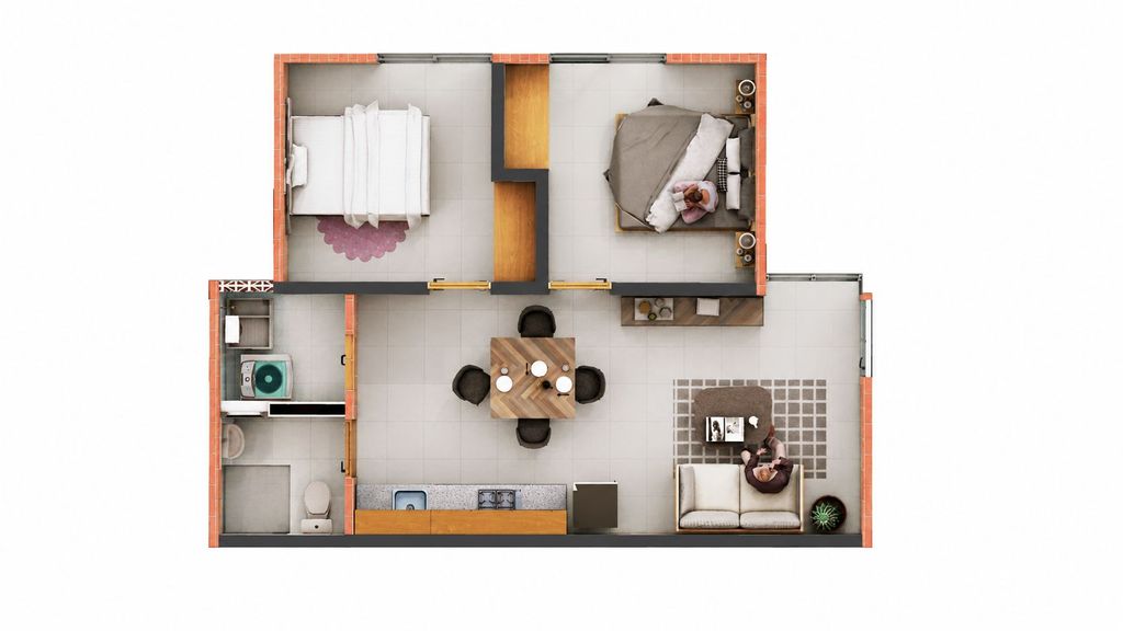 Departamento nuevo en venta en Altos Las Praderas, Tonalá