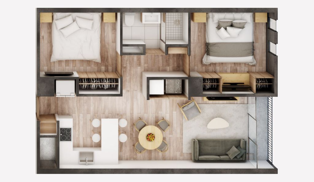 Departamento en Venta | 2 Recámaras 1 Baño | 64.19 m² | Col. Americana