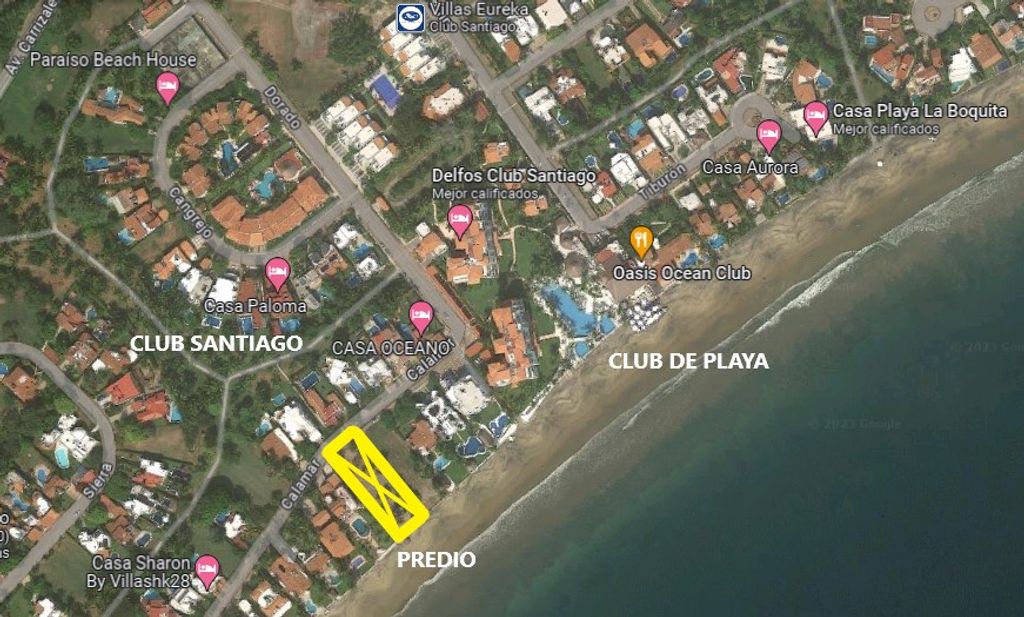 Terreno En Venta A Pie De Playa, Manzanillo