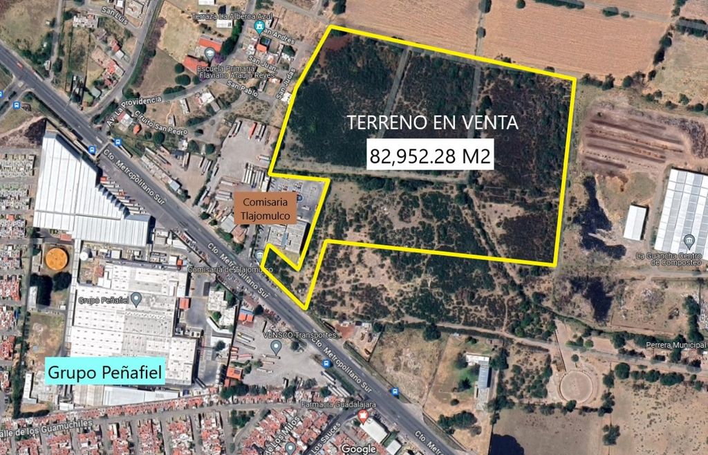 TERRENO EN VENTA EN TLAJOMULCO, JALISCO