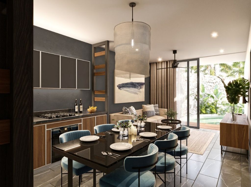 Departamento en venta en Tulum Aldea Zama | 2 recámaras, 2 baños, terraza y amenidades de lujo