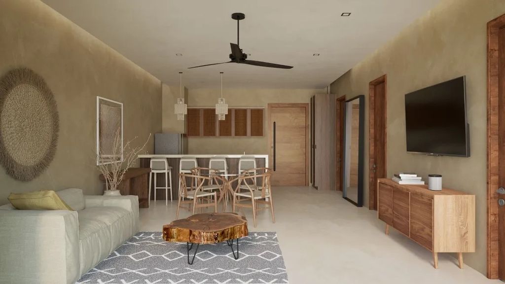 Departamento En Preventa En Puerto Morelos Cancun