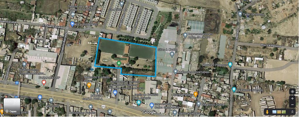 TERRENO EN VENTA EN SANTA PAULA, TONALA, JALISCO.