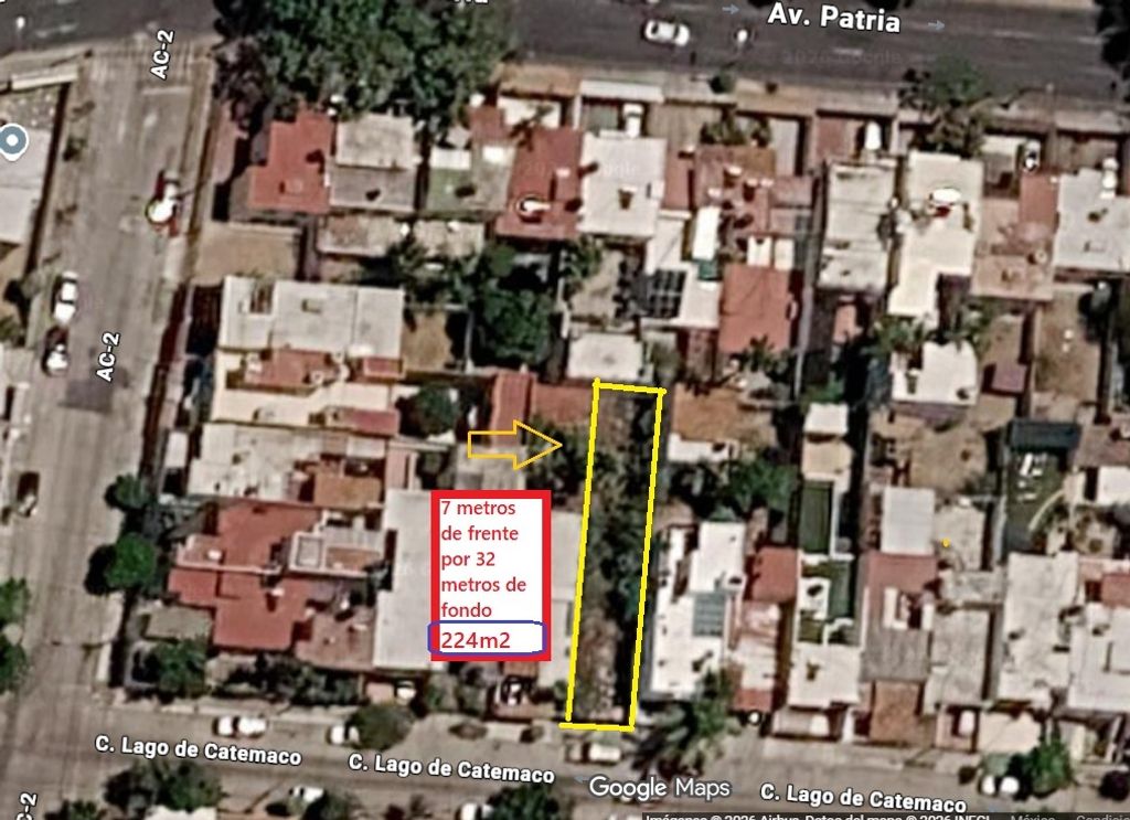 Terreno oportunidad 224m2 del Country $5,000,000