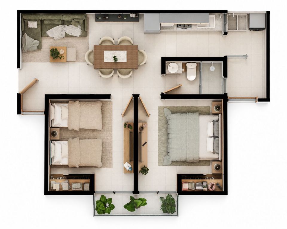 DEPARTAMENTO EN VENTA EN ALTOS DEL PARQUE, TONALÁ | MODELO GIRASOL | 2 RECÁMARAS